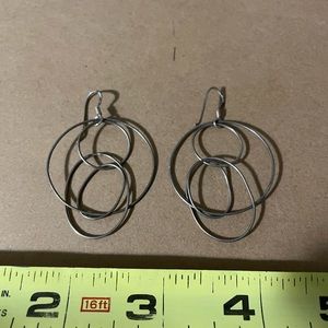 925 silver dangly earrings
